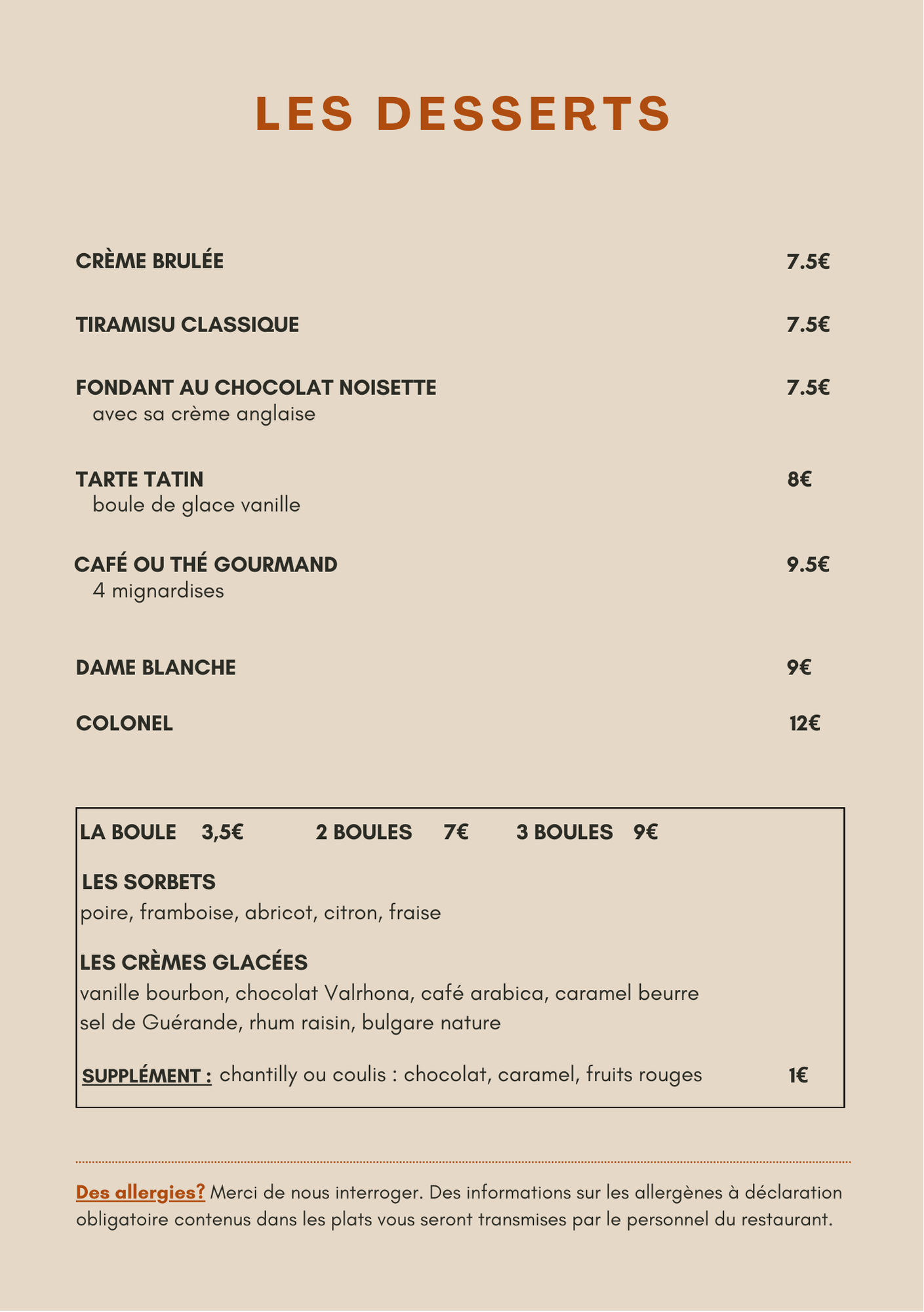 Menu page 5